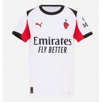 Billige Fotballdrakt AC Milan Replika Bortedrakt Dame 2025-26 Kortermet